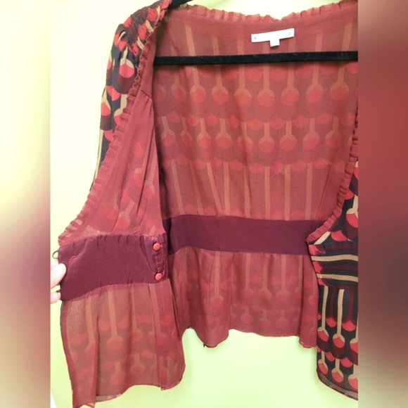 Nanette Lepore silk blouse - Picture 5 of 9